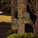 Outdoor Solar Lanterns ,Owls Projection Patterned Outdoor Lanterns with Handles LED Solar Light Outdoor Waterproof Garden Lights for Garden，Yard, Table, Pathway(2 /Bronze) by GreenHaven Gardens