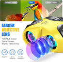 LET'S GO! Binocular for Kids, Compact High Resolution Shockproof Binoculars by TinyTreasures Baby Boutique
