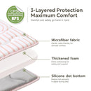 Mallify Baby Play Mat 50"x50", Non-Slip Baby Mat for Floor, Soft Thicker Playpen Mat, Portable Playmat, Crawling Mat for Infants, Babies, Toddlers, Activity Mat, Pink by TinyTreasures Baby Boutique