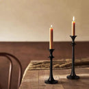 Black Iron Taper Candle Holder - Set of 3 Decorative Candle Stand - Candlestick Holder for Wedding, Dinning, Party by CozyNest Decor