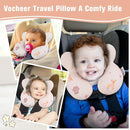 vocheer Baby Neck Pillow(Upgraded), Cotton, Baby Support Pillow, Car Seat Pillows for Newborn, Carseat Head and Body Support, Infant Travel Pillows for Prams, Pushchair, Stroller, Bouncer, Deer by TinyTreasures Baby Boutique
