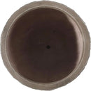 Christopher Knight Home Jorine Lightweight Concrete Planter, Cast Stone Plant Pot, Large Garden Urn, Patio Texture Finish Flower Pot for Balcony Backyard Poolside, No Assembly Needed, 27" H Brown by CozyNest Decor