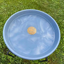 Copper Bird Bath Purification Disk, Water Wiggler for Bird Bath, Bird Bath Copper Disk, 1mm Reinforced 99% Pure Copper Cleaning Disk, Universal Fit for Outdoor Birdbaths, 4 Inch in Diameter (G) by GreenHaven Gardens