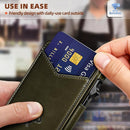 BULLIANT Men Wallet,Money Clip Wallet Slim For Gift Men 9Cards-Metal Credit Card Case in Magnetic Leather Flip by TinyTreasures Baby Boutique