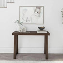 Plank+Beam Solid Wood Console Table, 46.25 Inch, Sofa Table, Narrow Entryway Table for Hallway, Behind The Couch, Living Room, Foyer, Easy Assembly, Walnut by CozyNest Decor