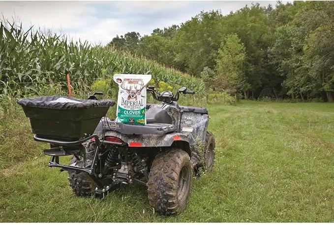 Guide Gear UTV/ATV Receiver Mount Broadcast Spreader Seeder, 80 Pound Capacity, Lawn and Garden Seed Spreaders, 12-Volt, with Rain Cover, photo 4 of 6