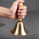 Super Loud Solid Brass Hand Call Bell by TinyTreasures Baby Boutique