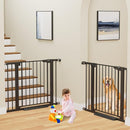 Cumbor 2 Pack 29.7-40.6" Baby Gate for Stairs, Mom's Choice Awards Winner-Dog Gate for Doorways, Pressure Mounted Self Closing Pet Gates for Dogs Indoor, Safety Child Gate with Easy Walk Thru Door by TinyTreasures Baby Boutique