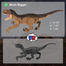 Remote Control Dinosaur Toys for Boys 3 4-7 8-12- RC Realistic Big T-Rex Gifts for Kids, Interactive Dino with Light Roar Spray Touch Sensing by TinyTreasures Baby Boutique