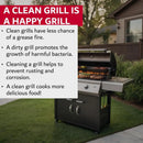 Chef Master Grill Brush & Scraper, Heavy Duty Plastic Handheld Grill Cleaning Brush, Scraper Head with Tough Wire Bristles Grill Brush for Grill Grates, Outdoor BBQ Grill & Grilling Accesories - 90044 by GreenHaven Gardens