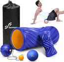 Sportneer 4 in 1 Foam Roller Set: Dual Textures Foam Roller, Foot Roller, Lacrosse Ball, Traction Massage Ball with String, Deep Massage Roller for Whole Body Release, Physical Therapy by CozyNest Decor
