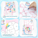PERRYHOME 3PCS Sticker by Number Paint Books for Girls Ages 4-8, Unicorn Mermaid Frozen Themes Sticker Activity Books, Girls Crafts Party Birthday Christmas Gifts Toys by TinyTreasures Baby Boutique