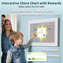 Digital Calendar, 21.5 Inch Wall Planner Digital Calendar & Chore Chart, IPS HD Touchscreen Interactive Display for Family Schedules, Streamline Household Organization, Wall Mount Included by TinyTreasures Baby Boutique