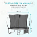 SkyBound 14 FT 12 FT 10FT 8FT 6FT Springless Trampoline for Kids and Adults - Recreational Trampolines with AntiRust Coating - Bungee Cords Outdoor Trampoline for Kids - No-Gap Design Zipper System by TinyTreasures Baby Boutique