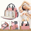 GOGOSO Crossbody Small Diaper Bag, Cute Mini Baby Diaper Tote Bags with Insulated Pockets for Traveling Outdoor Parent,Pink by TinyTreasures Baby Boutique