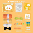 MOREJMTT Crochet Kit for Beginners, Learn to Crochet, Include Easy Knitting Soft Yarn, Step-by-Step Video Tutorial, Hook, Holiday Birthday Gift for Adults and Kids(2pack cat) by TinyTreasures Baby Boutique