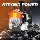 6 in 1 52cc Brush Weed Cutter Petrol Hedge Trimmer Grass Pruner Chainsaw Trimmer with Four Mowing Heads for Gardening Care by GreenHaven Gardens