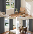 Joydeco 72 Inch Blackout Curtains for Bedroom, Thermal Insulated Black Out Curtains, Room Darkening Drapes for Living Room Window Rod Pocket Back Tab (W52 x L72 Inch, Light Grey) by TinyTreasures Baby Boutique
