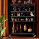 IZEUK Garage Shelving Wide Storage Shelves 5 Tier Metal Shelves 4000 LBS Heavy Duty Adjustable Utility Shelf Rack Black 23.6" D x 53.1" W x 73.6" H by CozyNest Decor