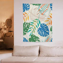 ICMOLYYENLO Tropical Green Plant Tapestry, Green Palm Leaves Natural Landscape Print Wall Tapestry for Bedroom Living Room Dormitory 40x60 Inch by CozyNest Decor