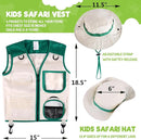 GINMIC Kids Explorer Kit & Bug Catching Kit, 16 Pcs Outdoor Exploration Safari Kit for Kids Camping with Binoculars, Adventure, Hunting, Hiking, Educational Toy Gift for 3-12 Years Old Boys Girls by TinyTreasures Baby Boutique
