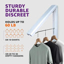 InstaHanger - Wall Mounted Drying Rack - The Original Collapsible Clothes Drying Rack and Storage by CozyNest Decor