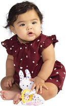 Manhattan Toy Cherry Blossom Days Baby Bunny Soothing Mini Blankie with Removable Silicone Teether Multi by TinyTreasures Baby Boutique