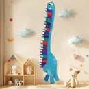 Personalized Name Growth Chart for Wall, Dinosaur Book Wooden Growth Chart Kids Height Chart, Wall Measurement for Kids, Height Chart for Wall, Growth Ruler for Toddler Playroom Decor by CozyNest Decor