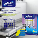 Dishwasher Cleaner and Deodorizer Tablets - Deep Clean Dishwasher Cleaner Tablets, Septic Safe, Natural Limescale Remover - Compatible with All Models (12 Pack) by TinyTreasures Baby Boutique