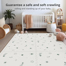 Baby Foam Play Mat, 72x48 Crawling Mat, Floor Mats for Kids for Baby with Interlocking Floor Tiles, Toddler Play Mats for Indoor and Outdoor, Easy to Clean Playroom Playmats by TinyTreasures Baby Boutique