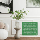 ucky Artificial Realistic Eucalyptus Stems，Decoration Greenery Stems ，43 Inch 4 Pcs, Realistic Touch Flexible Branches, Green Fake Plant, for Home Decor Tables Vases Garden Decoration by CozyNest Decor