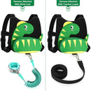 Accmor Toddler Harness Leash + Anti Lost Wrist Link, Cute Dinosaur Kids Harness with Leash, Adorable Child Harness Leash Wristband Strap Belt Protector for Baby Boys Girls to Outdoor Travel by TinyTreasures Baby Boutique