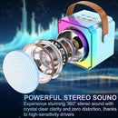 Mini Karaoke Machine for Kids Adults, Portable Bluetooth Speaker with 2 Wireless Microphones, Birthday Toys for Girls Ages 4 5 6 7 8 9 10 11 12+ Years Old Toddler by TinyTreasures Baby Boutique