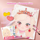 4 in 1 Princess Art Craft Kits, Foil Crafts Art Fun & Gem Painting, Makeup Diamond DIY Activity, Dress Up Sticker Books,Travel Toys, Ideal Toys for Girls Ages 6 7 8+ Years Old by TinyTreasures Baby Boutique