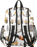 Toddler Backpack for Boys Girls - 12 Inch Cartoon Excavator Kids Backpack Preschool Kindergarten Backpack Lightweight Waterproof Schoolbag Book Bag for School by TinyTreasures Baby Boutique
