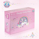 GirlsHome Dance Mat - Unicorn Toys for Girls Electronic Dance Pad with 5 Game Modes, Built-In Music, Touch Sensitive Light Up LED Kids Musical Mat, Christmas & Birthday Gift for Toddler Girls 3-12 by TinyTreasures Baby Boutique