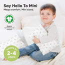 Mini Toddler Pillow with Pillowcase - 9x13 My Little Dreamy Travel Kids Pillow for Sleeping, Toddler Bed, Small, Tiny, Organic Cotton Pillowcase, Soft & Breathable, Kids 2-4 Years Old(Bumble Bear) by TinyTreasures Baby Boutique