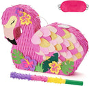 WERNNSAI Flamingo Piñata - Pink Piñata Bundle with Blindfold and Bat for Girls Kids Tropical Flamingo Theme Birthday Party Supplies Summer Pool Party Decorations for Fiestas Baby Shower by TinyTreasures Baby Boutique