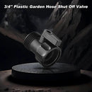 12 PCS 3/4'' Plastic Garden Hose Shut Off Valve,Water Shut-Off Ball Valve Thread Connector Coupling for Telescopic Water Pipe Water Gun Valve Control by GreenHaven Gardens