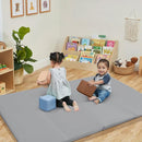 MeMoreCool Kids Floor Futon Mattress Large 6x4 FT, Thicken Foam Tatami Mattress for Children Play Area, Foldable Sleeping Pad Crawling Tatami Mat for Playroom by TinyTreasures Baby Boutique
