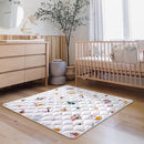 High-Density Foam Baby Play Mat, 36x36 Inches Thicken One-Piece Comfortable and Soft Playmat, Non Slip Machine Washable Floor Mat for Infants, Tapete para Bebes,Toddlers by TinyTreasures Baby Boutique