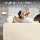 Modular Sectional Sofa with L-Shape Chaise,Cloud Sectional Modern Sleeper Couch with Deep Seat,Sponge Compression Sofas No Assembly Required (Beige-Corduroy Fabric) 1pcs by CozyNest Decor