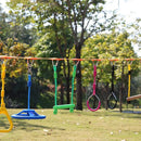 Kids Ninja Monkey Bars 2 Packs for Slackline Accessories for Slackline Obstacle Course for Backyard Attachments to Most Any Home Playground Equipment Sets by TinyTreasures Baby Boutique