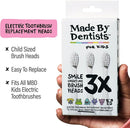 Kids Electric Toothbrush - Rechargeable Vibrating Toothbrush with Timer, Includes 6 Replacement Heads, Gently Cleans Teeth, for Girls and Boys, Kids & Toddlers Age 2+, Cheetah by TinyTreasures Baby Boutique