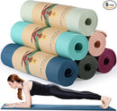 Timgle 6 Pcs 10mm Thick Yoga Mat Bulk, 68 x 24 Inches, Anti-Slip Tear-Resistant Exercise Mat for Adult Fitness, Stretching, Workout and Studio by TinyTreasures Baby Boutique