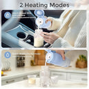 Portable Bottle Warmer for Travel, Dual Heating Modes for Breastmilk & Water, Portable Bottle Milk Warmer with Fast Heating & Long Battery Life, 12 Ounces Large Capacity (Blue) by TinyTreasures Baby Boutique