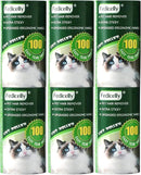 Fedicelly Lint Rollers Pet Hair Extra Sticky Refills,Mega Value Set 600 Sheets for Cat and Dog Hair Removal,100 Sheets Per Roller (Pack of 6) by CozyNest Decor