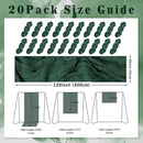 Emerald Green 20 Pack Cheesecloth Table Runner 10FT Boho Fabric Rustic Cheese Cloth Table Runner for Wedding 20 x 120 Inch Long Bridal Shower Baby Shower Gauze Sheer Birthday Party Table Decorations by CozyNest Decor