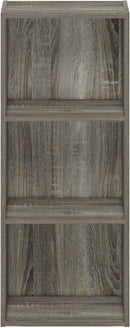 Furinno Luder Bookcase / Book / Storage , 3-Tier, Frenck Oak by TinyTreasures Baby Boutique