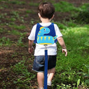 Accmor Toddler Harness with Leash, Cute Dinosaur Kids Harness + Anti Lost Wrist Link, Mini Child Harness Leash Wristband Strap Belt Protector for Baby Boys Girls to Outdoor Travel (Blue) by TinyTreasures Baby Boutique
